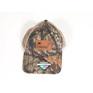 The Wetlands Pukka Mossy Oak Snapback Mesh Hunting Cap NWOT